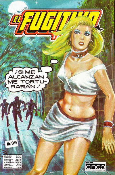 Cover for El Fugitivo Temerario (Editora Cinco, 1983 ? series) #89