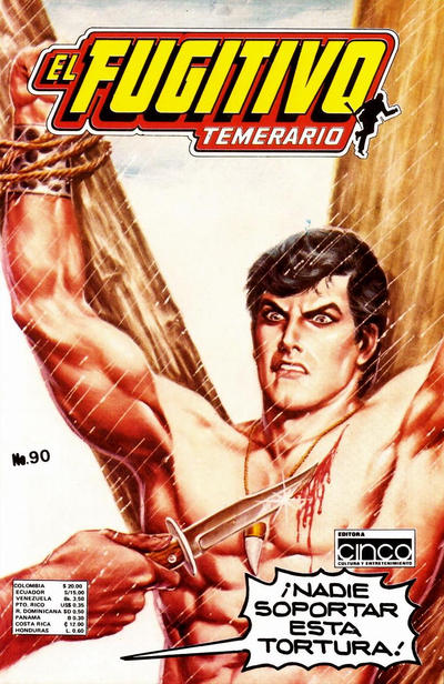 Cover for El Fugitivo Temerario (Editora Cinco, 1983 ? series) #90
