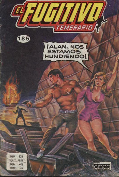Cover for El Fugitivo Temerario (Editora Cinco, 1983 ? series) #185