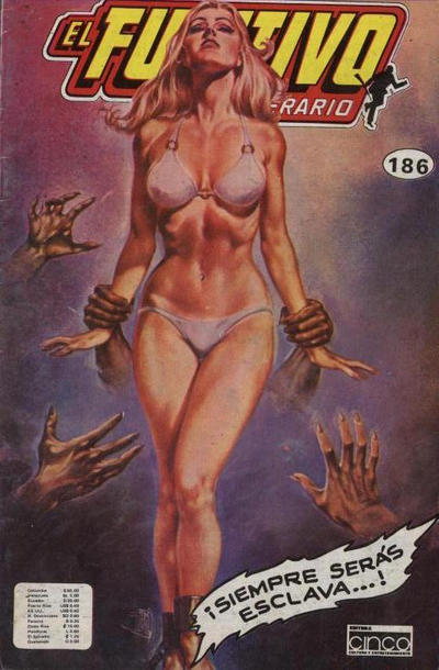 Cover for El Fugitivo Temerario (Editora Cinco, 1983 ? series) #186
