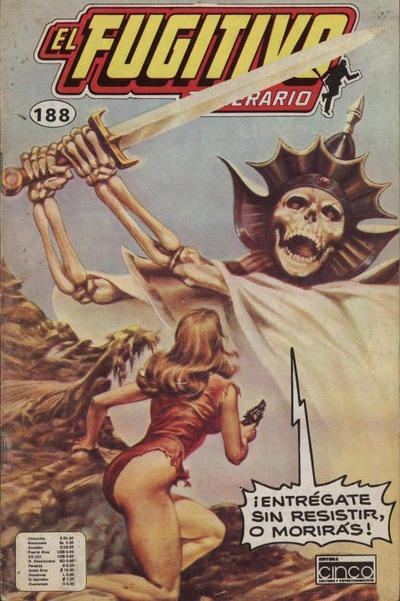 Cover for El Fugitivo Temerario (Editora Cinco, 1983 ? series) #188