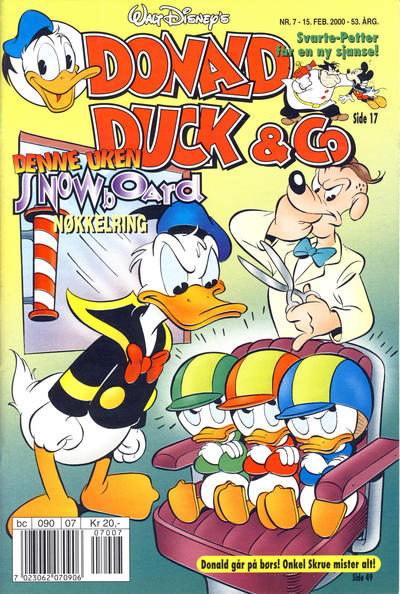 Cover for Donald Duck & Co (Hjemmet / Egmont, 1948 series) #7/2000