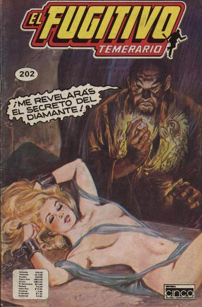 Cover for El Fugitivo Temerario (Editora Cinco, 1983 ? series) #202