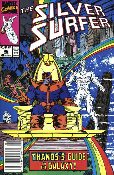 Cover for Silver Surfer (Marvel, 1987 series) #35 [Newsstand]