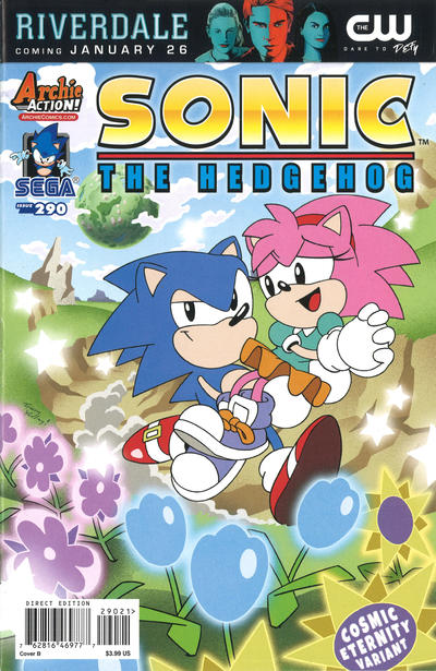 Cover for Sonic the Hedgehog (Archie, 1993 series) #290 [Cover B Tracy Yardley]