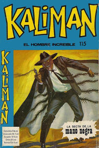 Cover Thumbnail for Kaliman (Editora Cinco, 1976 series) #115