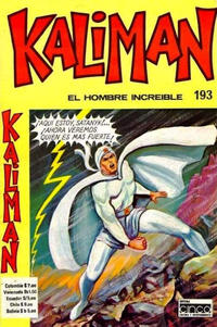 Cover Thumbnail for Kaliman (Editora Cinco, 1976 series) #193