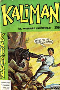 Cover Thumbnail for Kaliman (Editora Cinco, 1976 series) #209
