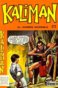 Cover Thumbnail for Kaliman (Editora Cinco, 1976 series) #272