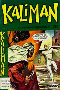 Cover Thumbnail for Kaliman (Editora Cinco, 1976 series) #251