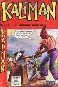 Cover Thumbnail for Kaliman (Editora Cinco, 1976 series) #383