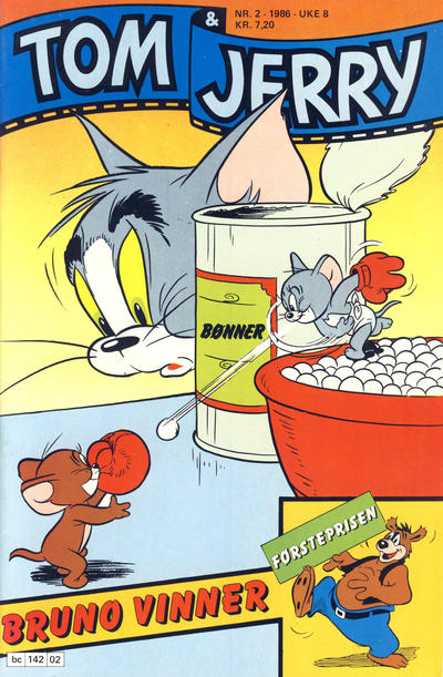 Cover for Tom & Jerry (Semic, 1979 series) #2/1986