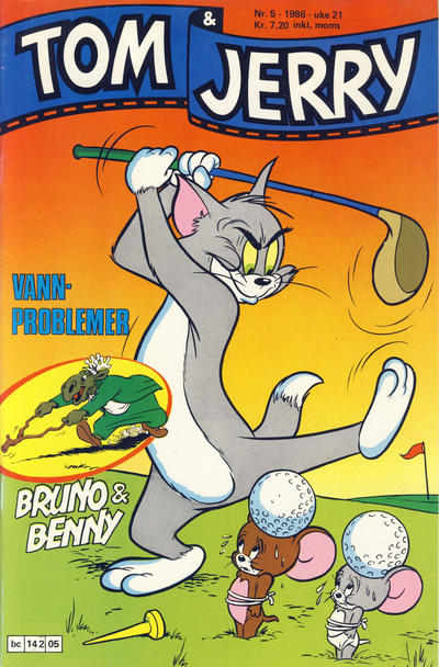 Cover for Tom & Jerry (Semic, 1979 series) #5/1986