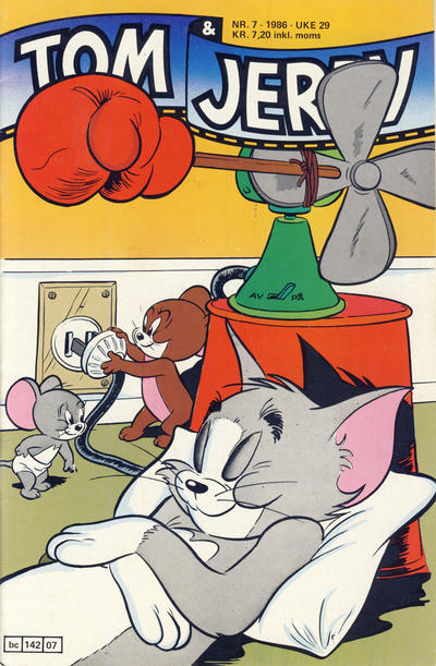 Cover for Tom & Jerry (Semic, 1979 series) #7/1986
