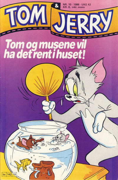 Cover for Tom & Jerry (Semic, 1979 series) #10/1986