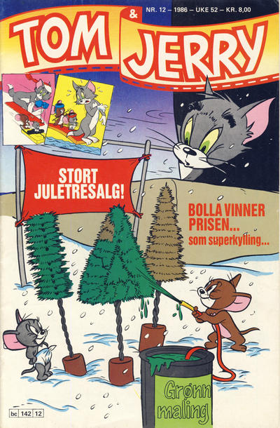 Cover for Tom & Jerry (Semic, 1979 series) #12/1986