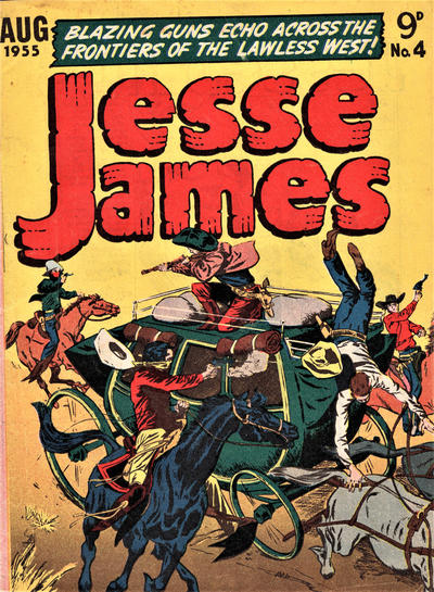 Cover for Jesse James (Magazine Management, 1955 series) #4