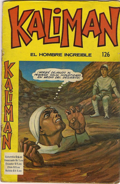 Cover for Kaliman (Editora Cinco, 1976 series) #126