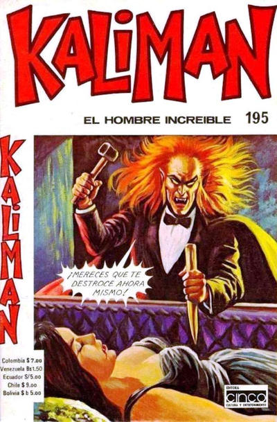 Cover for Kaliman (Editora Cinco, 1976 series) #195