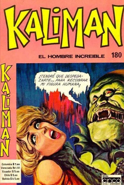 Cover for Kaliman (Editora Cinco, 1976 series) #180