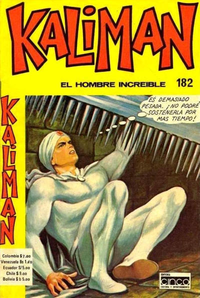 Cover for Kaliman (Editora Cinco, 1976 series) #182