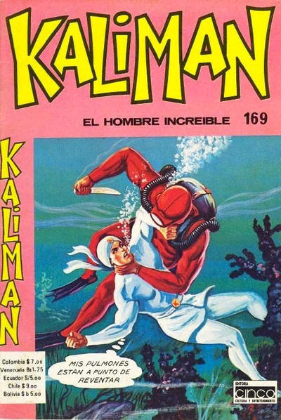 Cover for Kaliman (Editora Cinco, 1976 series) #169