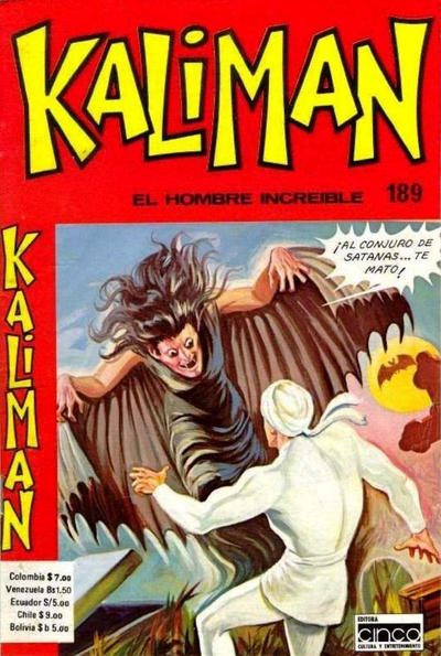 Cover for Kaliman (Editora Cinco, 1976 series) #189