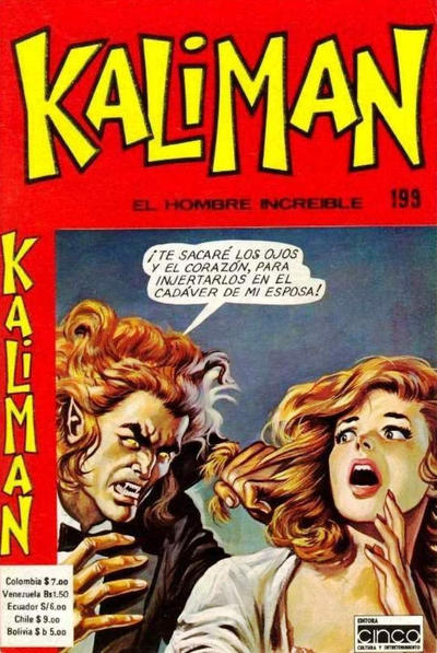 Cover for Kaliman (Editora Cinco, 1976 series) #199