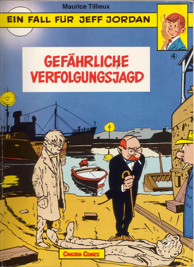 Cover for Ein Fall für Jeff Jordan (Carlsen Comics [DE], 1984 series) #4 - Gefährliche Verfolgungsjagd