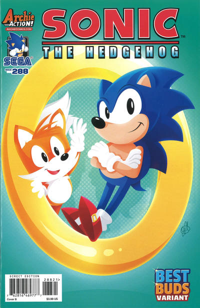 Cover for Sonic the Hedgehog (Archie, 1993 series) #288 [Cover B Genevieve Ft]