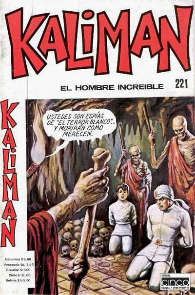 Cover for Kaliman (Editora Cinco, 1976 series) #221