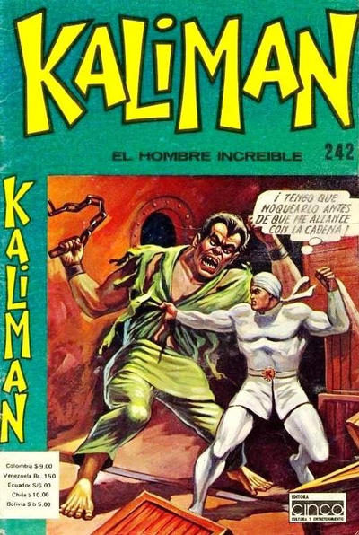 Cover for Kaliman (Editora Cinco, 1976 series) #242