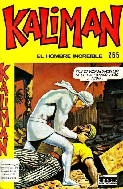 Cover for Kaliman (Editora Cinco, 1976 series) #255
