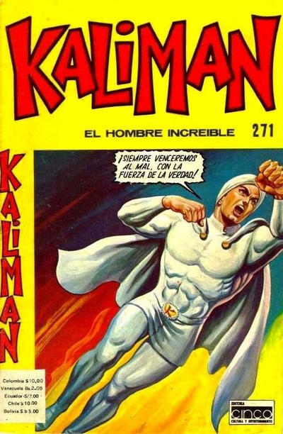 Cover for Kaliman (Editora Cinco, 1976 series) #271