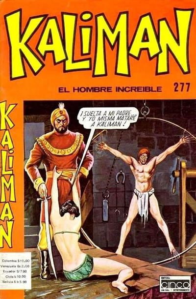Cover for Kaliman (Editora Cinco, 1976 series) #277