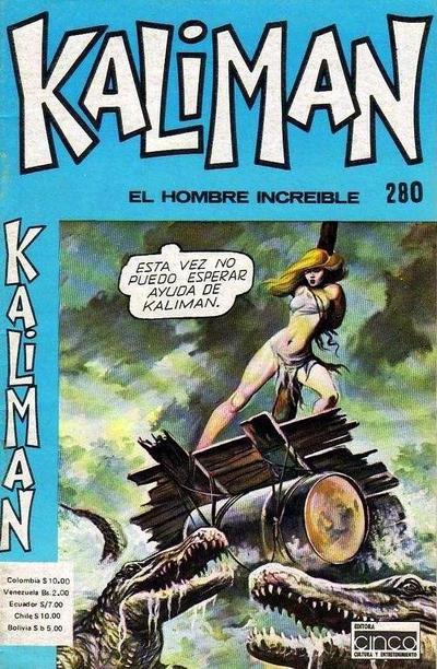 Cover for Kaliman (Editora Cinco, 1976 series) #280