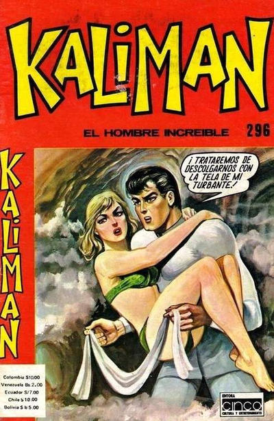 Cover for Kaliman (Editora Cinco, 1976 series) #296