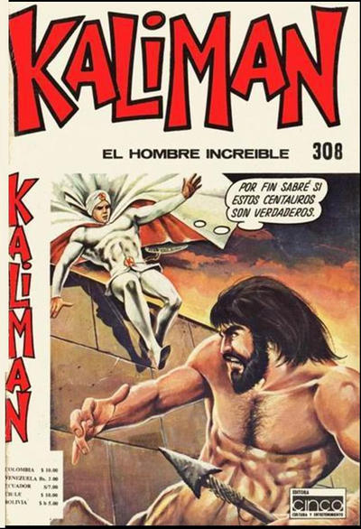 Cover for Kaliman (Editora Cinco, 1976 series) #308