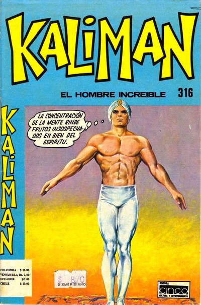 Cover for Kaliman (Editora Cinco, 1976 series) #316
