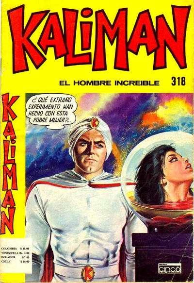 Cover for Kaliman (Editora Cinco, 1976 series) #318