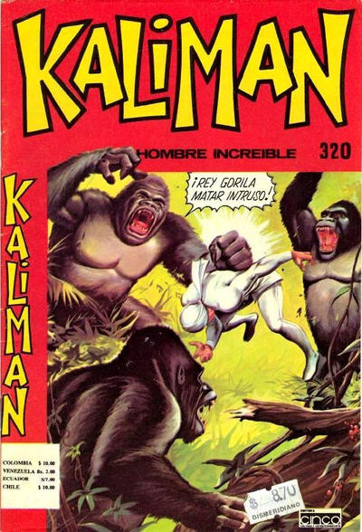 Cover for Kaliman (Editora Cinco, 1976 series) #320