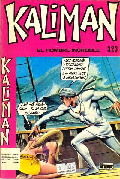 Cover for Kaliman (Editora Cinco, 1976 series) #323