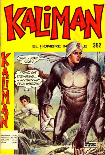 Cover for Kaliman (Editora Cinco, 1976 series) #352