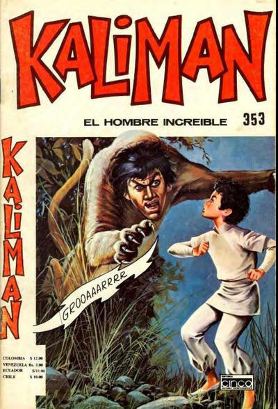 Cover for Kaliman (Editora Cinco, 1976 series) #353