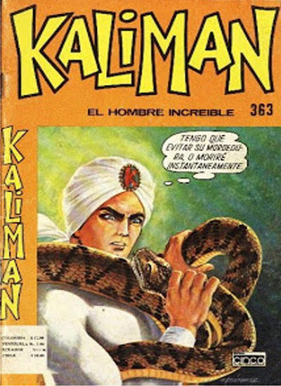 Cover for Kaliman (Editora Cinco, 1976 series) #363
