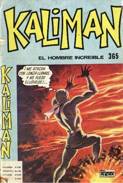 Cover for Kaliman (Editora Cinco, 1976 series) #365
