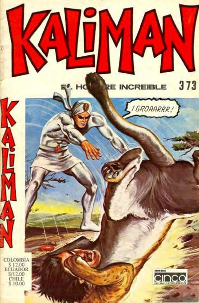 Cover for Kaliman (Editora Cinco, 1976 series) #373