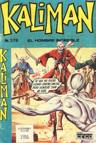 Cover for Kaliman (Editora Cinco, 1976 series) #378