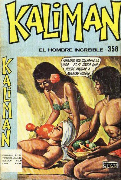 Cover for Kaliman (Editora Cinco, 1976 series) #358