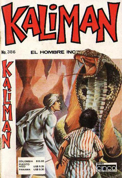 Cover for Kaliman (Editora Cinco, 1976 series) #386